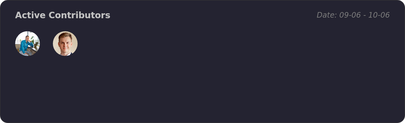 Active Contributors of Telegram-Mini-Apps/TelegramUI - Last 28 days